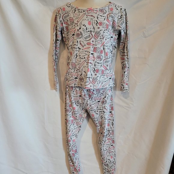 Bundle of 2 Girl's Carter's Pajama sets - Picture 2 of 4